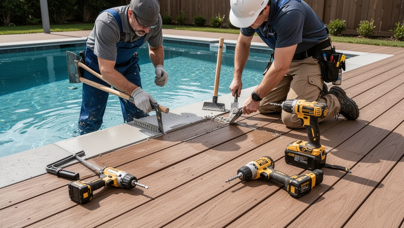 Pool Deck Building